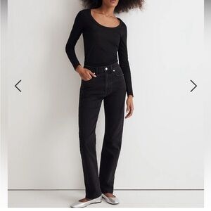 Madewell 90s straight jeans black 29